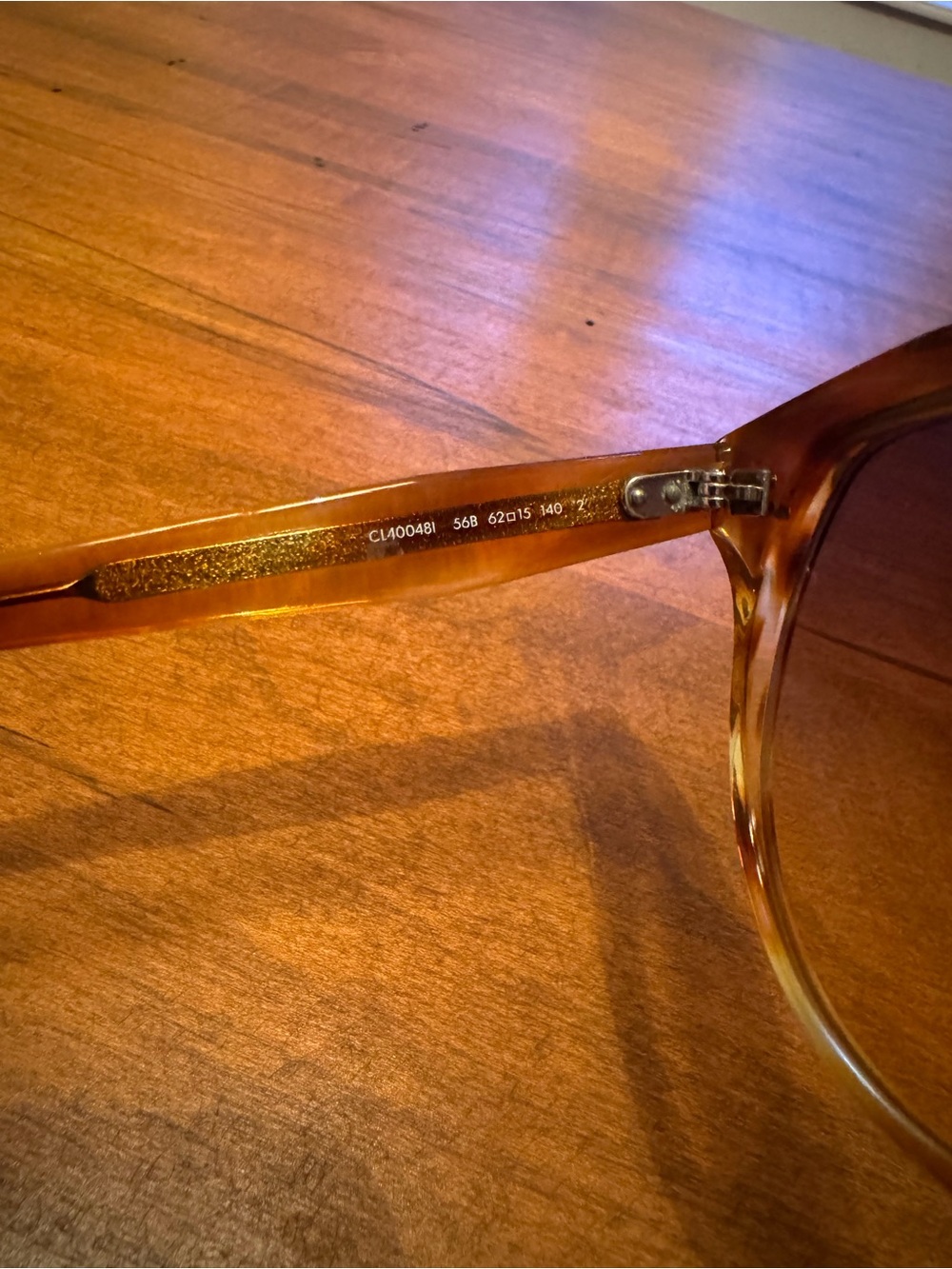 Celine Tortoiseshell Cat-Eye Sunglasses with Brown Gradient Lenses - Picture 7 of 7